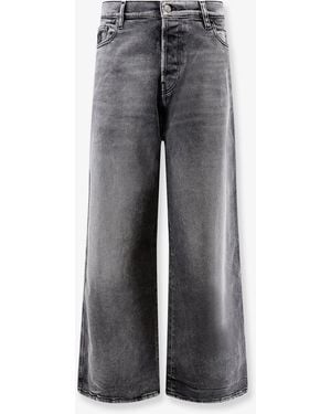 NUMERI 123456789 Denim Trousers - Grey