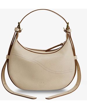 Atp Atelier Silea Mandorla Leather Crossbody Bag - Metallic