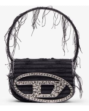 DIESEL 1Dr Denim Shoulder Bag - Blue