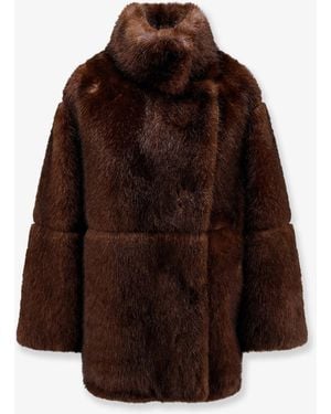 VALENTINI 1972 Faux Fur Jacket - Brown
