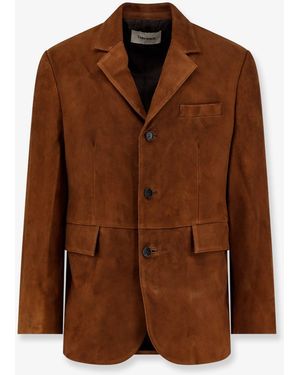 Tonywack Tailored Suede Jacket - Brown