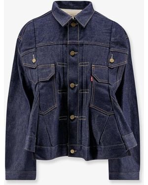 Levi's® x sacai Women's Denim Jacket 2 Levi's® X Sacai Women's Denim Jacket - Medium Wash | Levi's® US