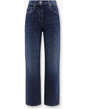 Brunello Cucinelli The Wide Barrel -Full Lenght Jeans - Blue