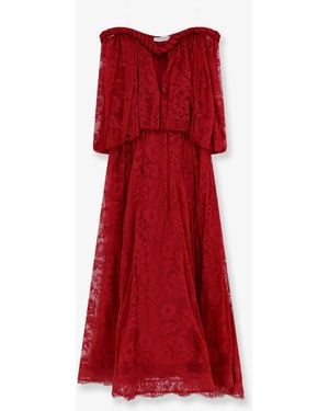Zimmermann Luna Lace Dress - Red