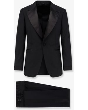 Tom Ford Shelton Wool Tuxedo - Black