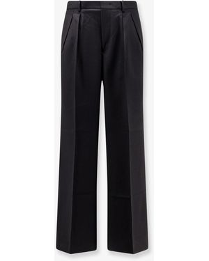 Tonywack Wool Blend Trousers With Frontal Pinces - Black