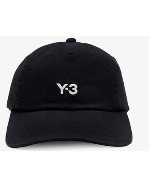 Y-3 Cotton Baseball Cap - Black
