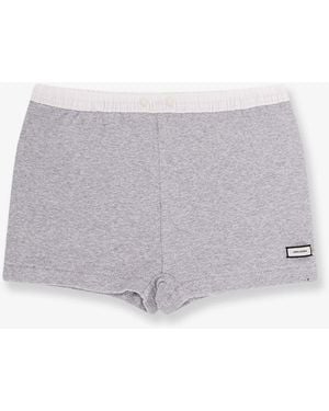 Entire studios Cotton Blend Shorts - White