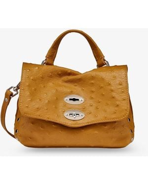 Zanellato Postina Cactus Leather Crossbody - Brown