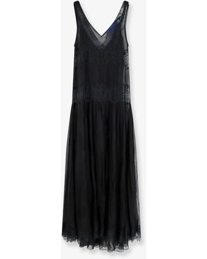 Mes Demoiselles Domenica Viscose Long Dress - Black