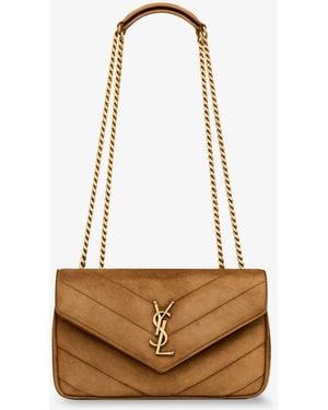 Saint Laurent Borsa A Tracolla Loulou - Bianco