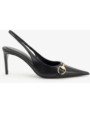 Gucci Leather Court Shoes - White