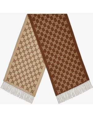 Gucci Sciarpa - Marrone