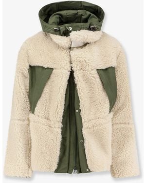 Sacai Jackets Face Side:Wool - Metallic