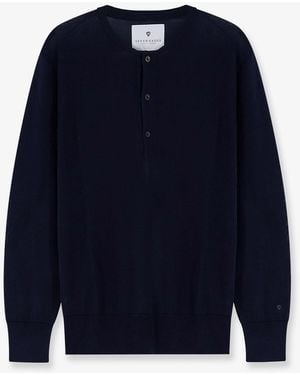 Seven Gauge Maglia Serafino - Blu