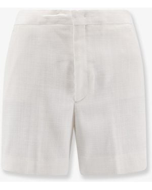Tagliatore Elle Viscose Blend Shorts - White