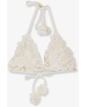 PATBO Lycra Bikini Top - White