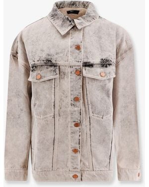 3x1 Bleached Denim Jacket - White