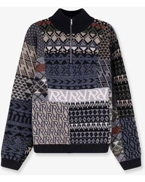Represent Duality Wool And Nylon Blend Sweater - Black