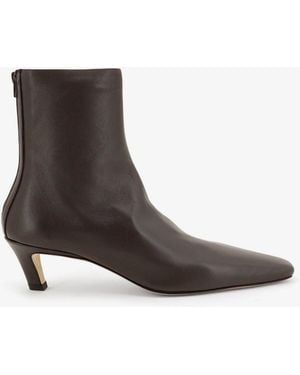TOTEME Leather Boots - White