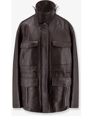 Tonywack Leather Jacket - Brown