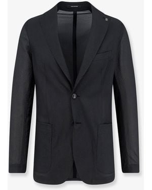Tagliatore Nylon Blend Blazer - Blue