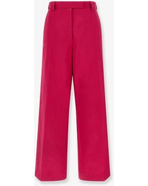 Dries Van Noten Penn Satin Pants - Red
