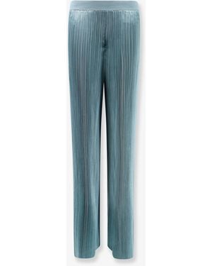 JOSEPH Amber Pleated Trousers - Blue