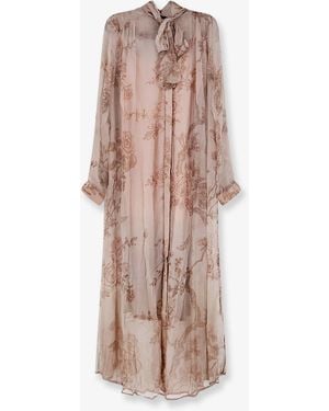 Mes Demoiselles Grace Long Viscose Dress - Pink