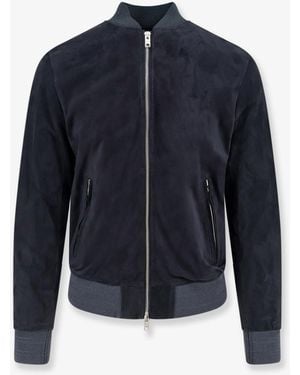 DFOUR® Suede Jacket - Blue