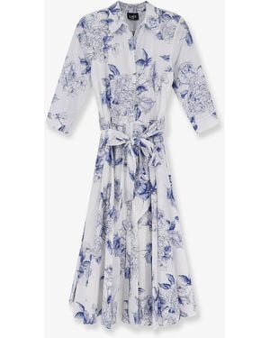 Lavi Spritz Cotton Chemisier Dress - White