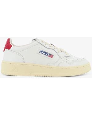 Autry Medalist Leather Sneakers - White