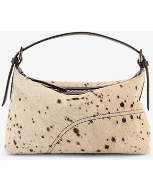 Atp Atelier Vadena Pony Skin Shoulder Bag - Natural
