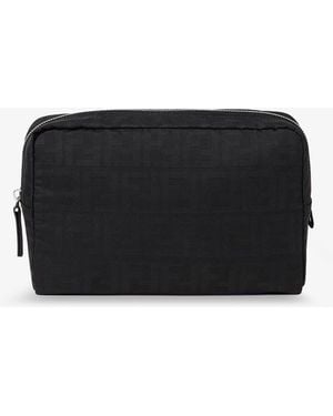 Fendi Superlight Ff Zucca Fabric Beauty Case - Gray