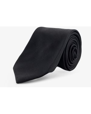 Kiton Silk Tie - Black