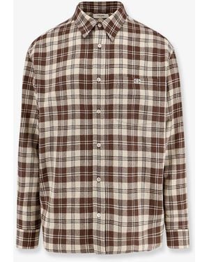 Celine Madras Wool Shirt - White