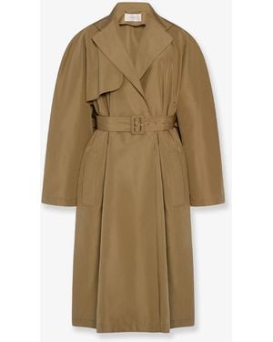 The Row Amapola Ultrafine Silk Trench Coat - Natural