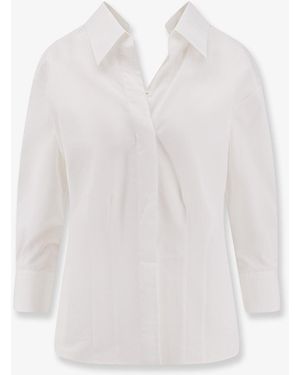 Givenchy Open Cotton Shirt - White