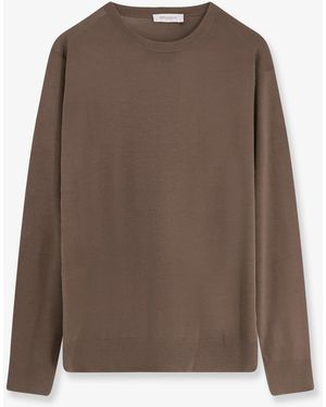 Bramani Cashmere Wool Jumper - Brown