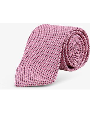 NUGNES 1920 Silk Tie - Pink