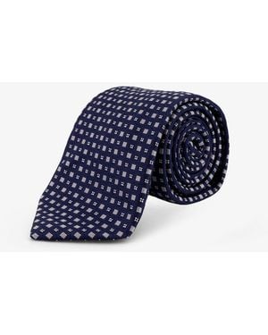 NUGNES 1920 Silk Tie - Blue