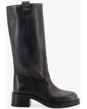 Alohas Sajan Leather Boots - Black