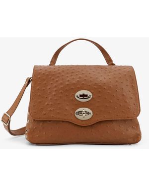 Zanellato Postina Cactus Leather Crossbody - Brown