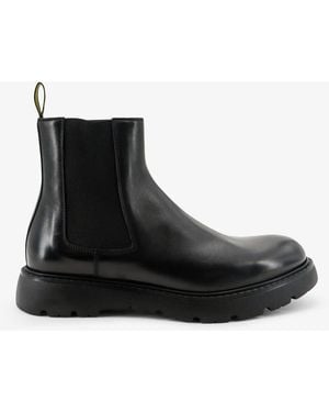 Doucal's Leather Boots - Black