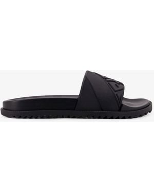 Fendi Ff Rubber Slides - White