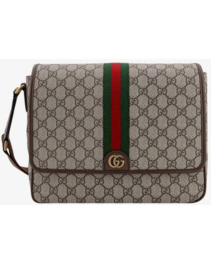 Gucci Medium Ophidia Crossbody Bag - Gray