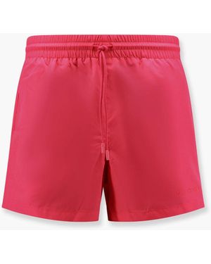 Gucci Fluo Nylon Swim Trunks With Dust Bag - Red