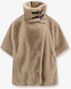 Pinko Comodino Cappa Eco Fur - Natural