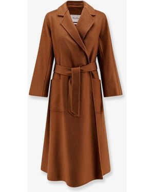 Max Mara Cashmere Ludmilla Coat in Orange | Lyst UK