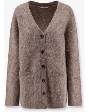 R2W Alpaca Blend Cardigan - Brown